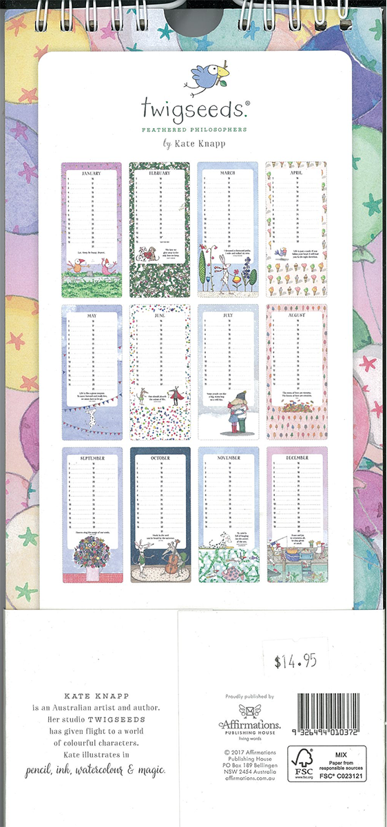 Twigseeds Everlasting Calendar Homepatch